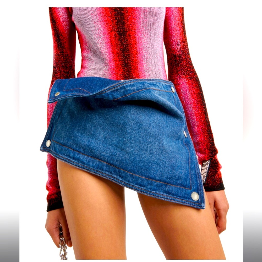 Y /PROJECT denim shorts